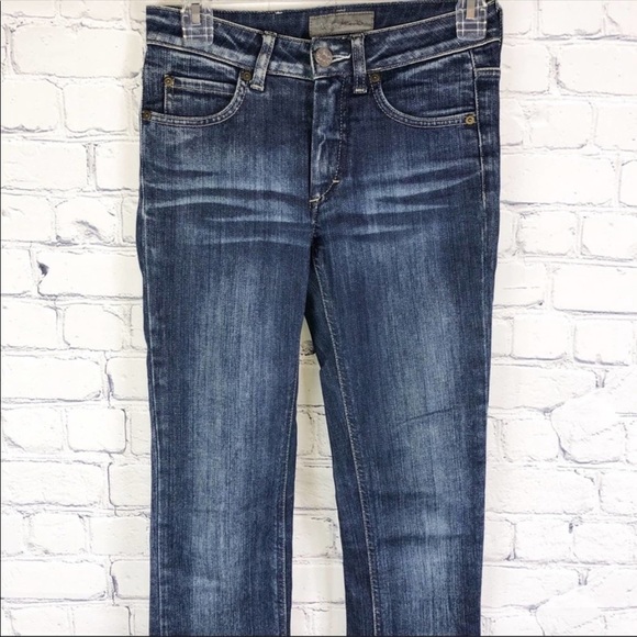 ⭐️HP!x2⭐️ Acne Studios Hex Pure Dark Wash Straight Leg Jeans - Picture 6 of 11